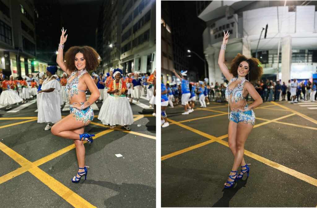 Musa da Acadêmicos de Niterói, Karinne Rodrigues cai no samba na Amaral Peixoto Karinne Rodrigues Foto Gabriel Belmiro Divulgacao Gardel Assessoria 2