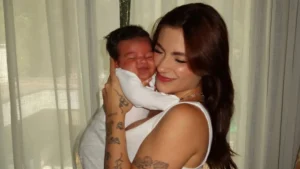 Nathalita Valente emociona ao revelar vídeo inédito do nascimento do filho