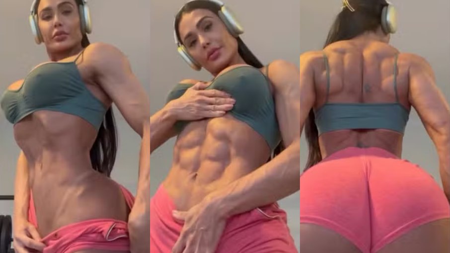 Gracyanne Barbosa exibe abdômen trincado e fãs elogiam recuperação após lesão - Foto: Instagram