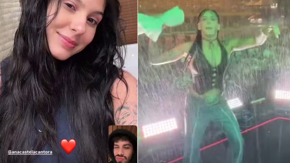 Ana Castela enfrenta temporal em Assis, viraliza nas redes - Foto: Redes Sociais