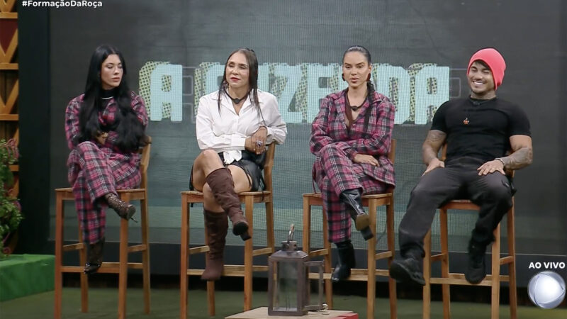 A Fazenda 17: Rayane, Yoná, Tamires e Wallas estão na berlinda