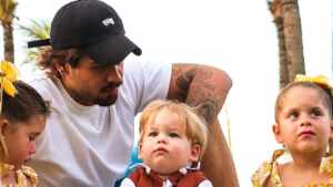 Zé Felipe mostra momentos especiais dos filhos na fazenda Talismã e encanta a web