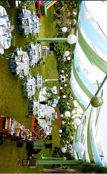 Filho de Murilo Huff e Marília Mendonça ganha festa temática com bolo especial — Foto: Reprodução/Instagram @marimarifestas 