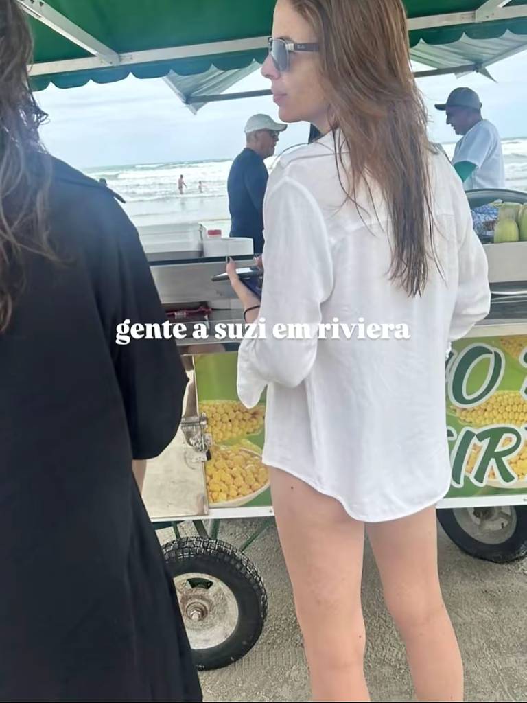 Suzane von Richthofen fica incomodada ao ser filmada em mercado - Foto: Tiktok