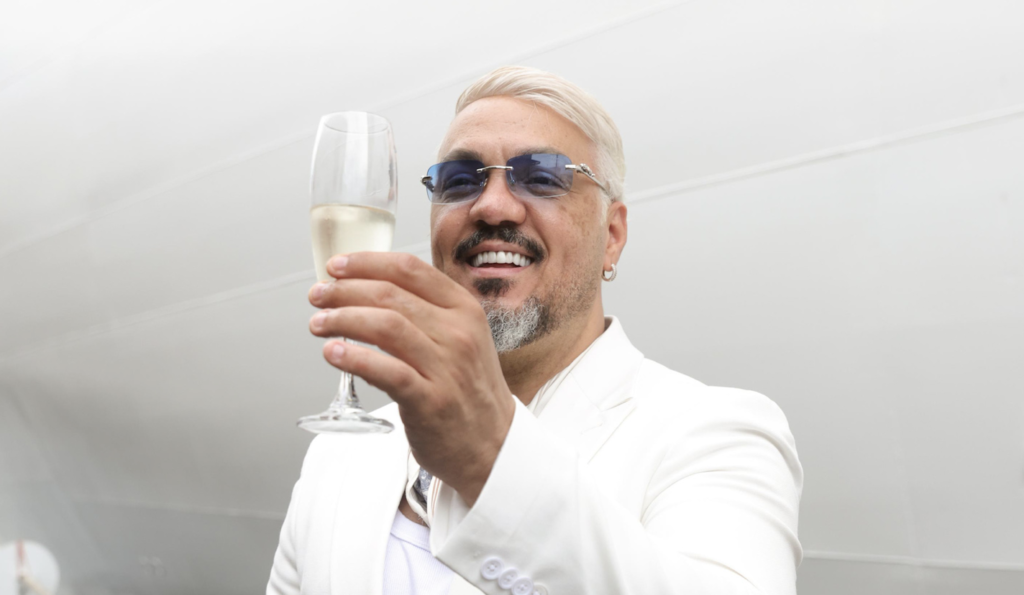 Belo embarca no navio Belo em Alto-Mar e celebra 25 anos de carreira - Fotos: Lucas Ramos / Brazil News