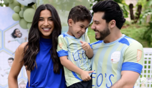 Filho de Murilo Huff e Marília Mendonça ganha festa temática com bolo especial