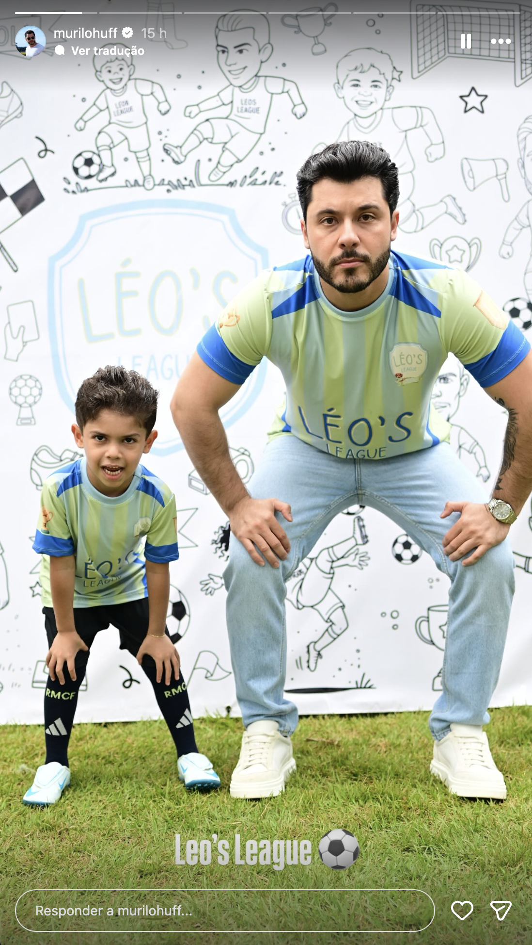 Filho de Murilo Huff e Marília Mendonça ganha festa temática com bolo especial