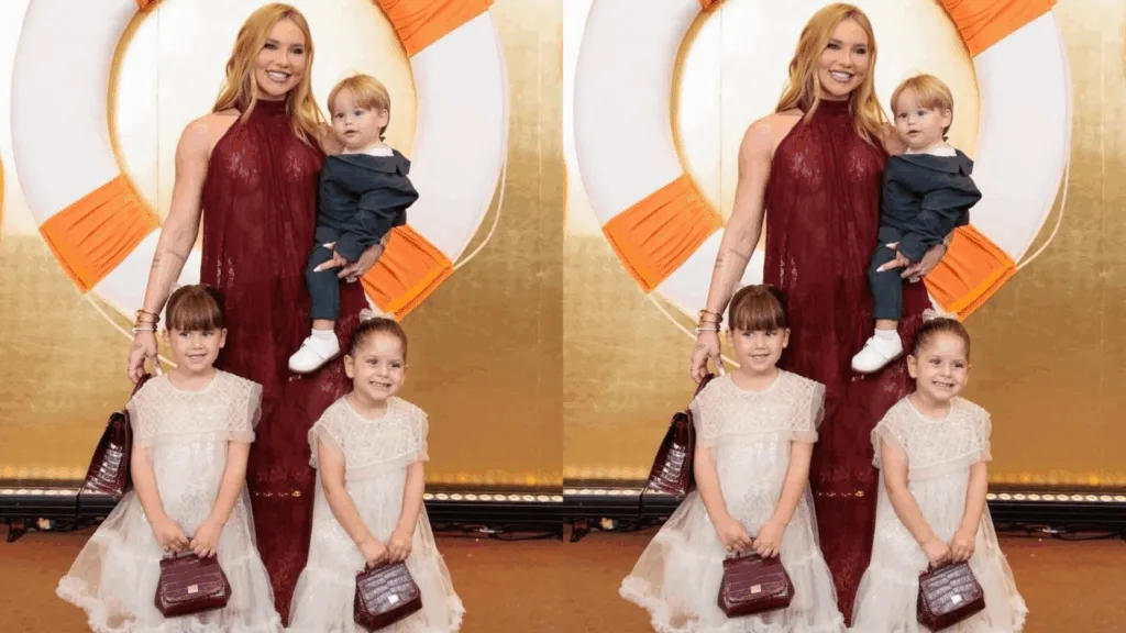 Virgínia Fonseca chama atenção ao chegar à festa da mãe com bolsas de luxo ao lado dos filhos - Foto: Instagram