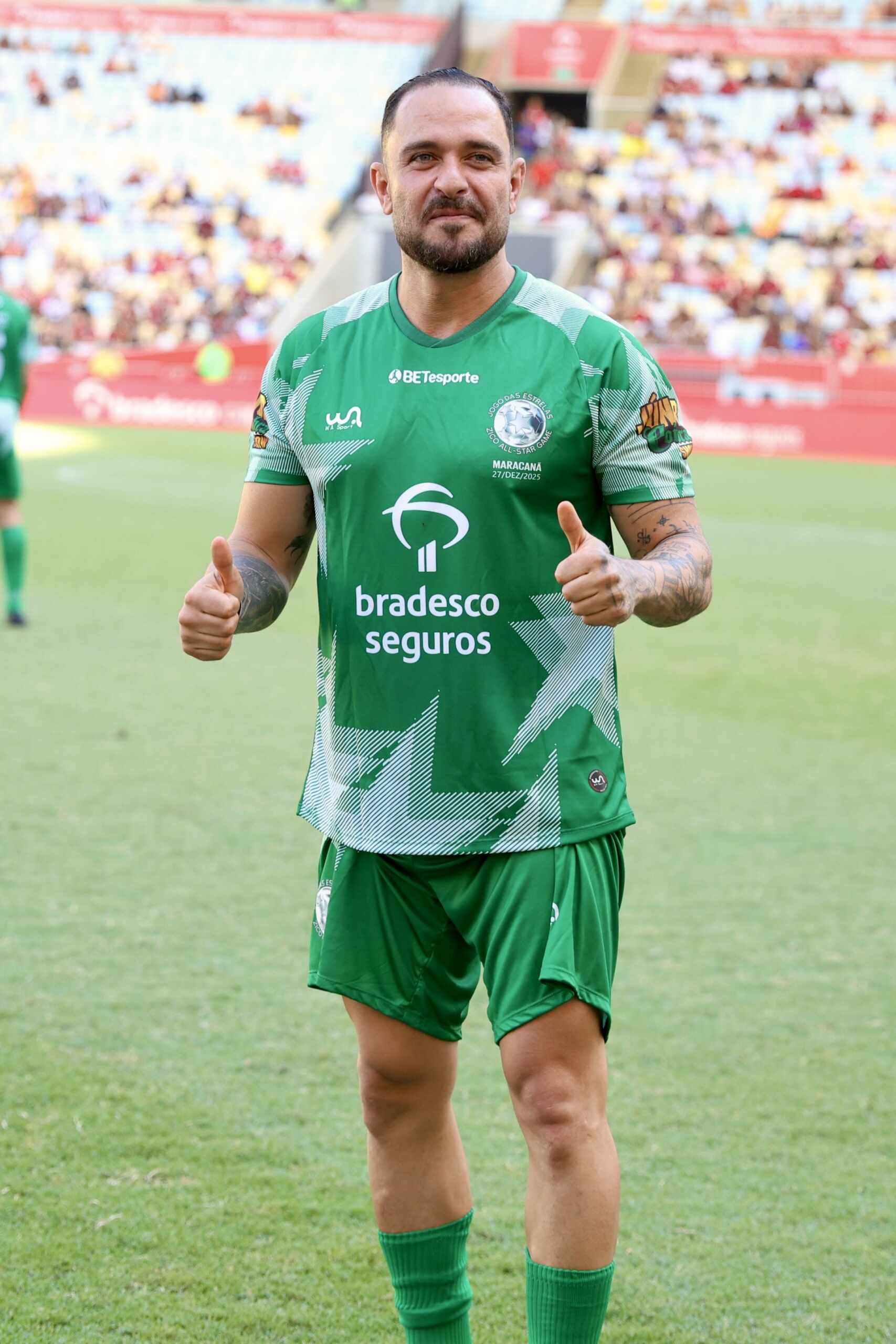 Ludmilla, Xamã, José Loreto e outros famosos marcam presença no Jogo das Estrelas 38 Diogo Nogueira - Foto: Roberto Filho / Brazil News