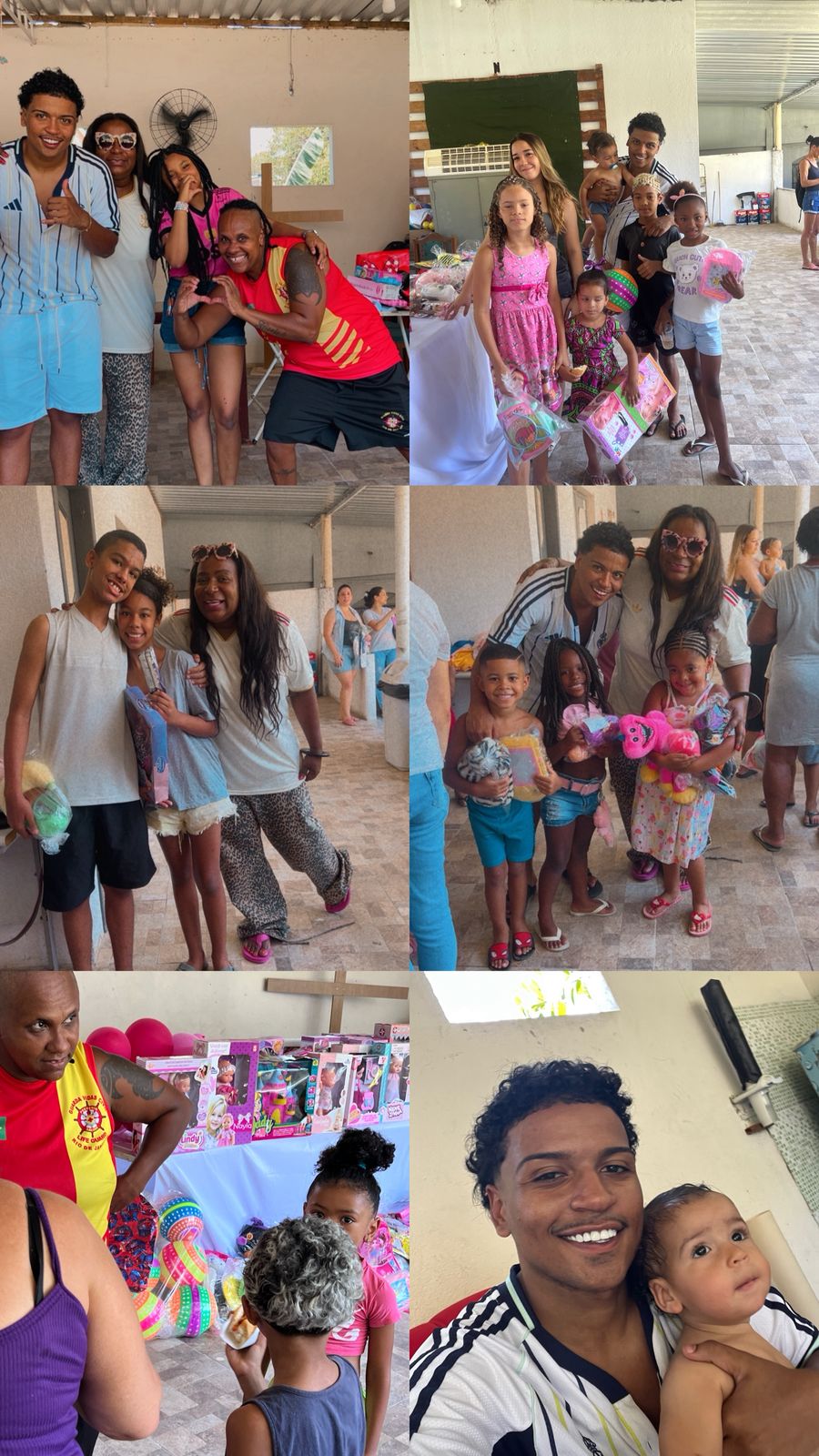 Paula Aprouch e Renzo Aprouch transformam o Natal de crianças da comunidade da Chacrinha 21 IMG 20251229 WA0105