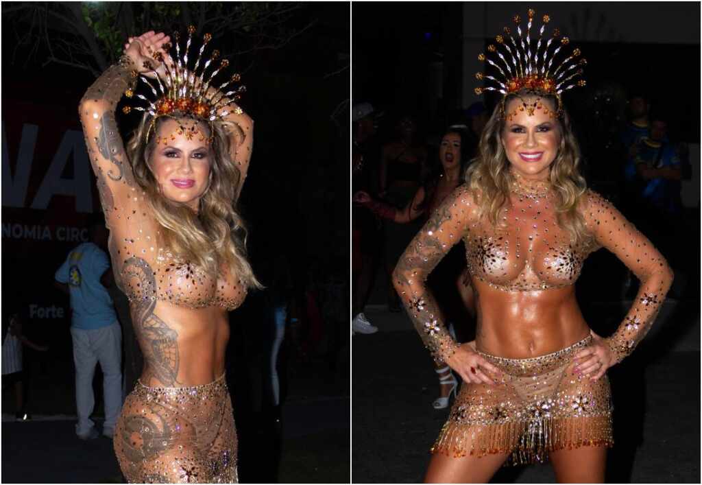 Isis Camargo: Traduz potência, luxo e protagonismo em festa de Sambas de enredo do Carnaval de São Paulo Musa Fitness Isis Camargo - Crédito da Foto: Roberto Batista e Renato Cipriano / Zuleika Ferreira - Divulgação