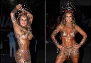 Isis Camargo: Traduz potência, luxo e protagonismo em festa de Sambas de enredo do Carnaval de São Paulo