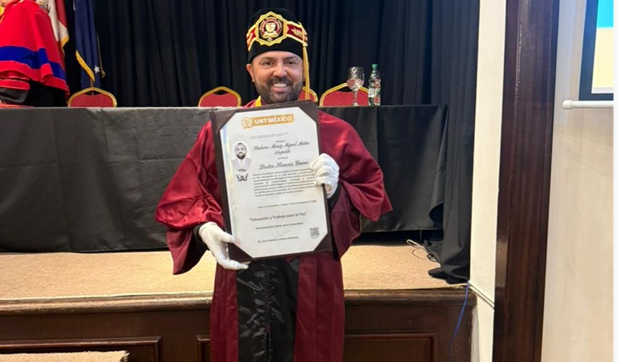 Dr. Miguel Matteo recebe título de Doctor Honoris Causa contribuição internacional à paz e à educação WhatsApp Image 2025 12 06 at 11.15.30 AM 1