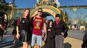 Deborah Albuquerque e Bruno Salmão vivem dia mágico em Orlando com a família; confira!