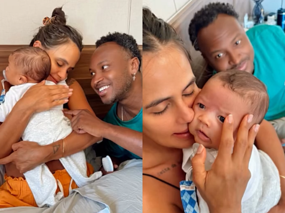 Thiaguinho e Carol Peixinho encantam ao mostrar manhã em família com Bento 17 Bento é o primeiro filho do cantor Thiaguinho com a influenciadora e empresária Carol Peixinho (Crédito: Reprodução Instagram @carolpeixinho)