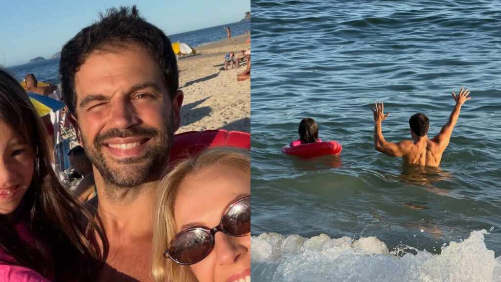 Duda Nagle curte Natal na praia com a filha Zoe e a namorada no Rio caras 91