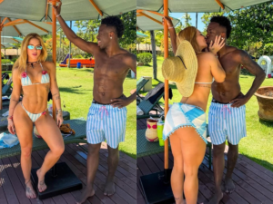 Virginia Fonseca e Vini Jr. trocam beijos em Trancoso e web vai à loucura