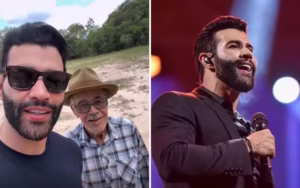 Gusttavo Lima negocia caminhonete com o pai e brinca: “Achei que era presente”
