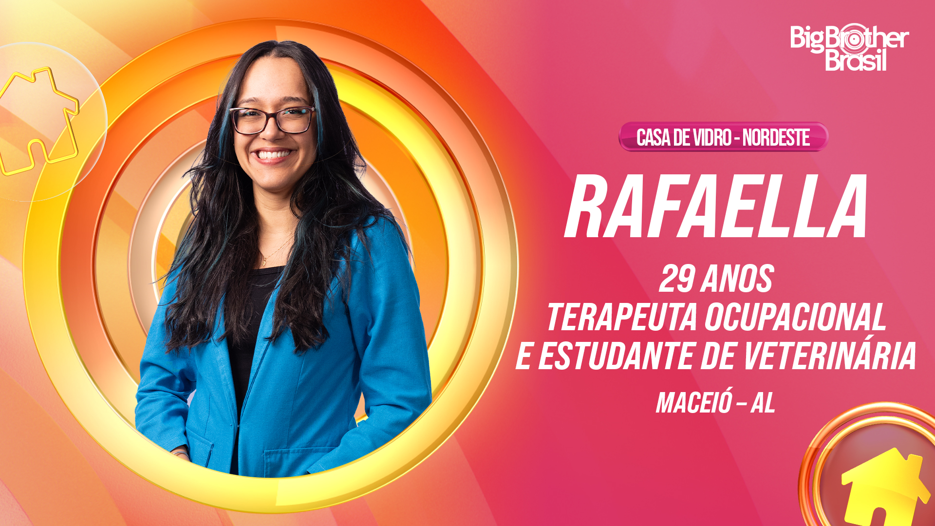 BBB 26: veja a lista oficial da Casa de Vidro e conheça todos os participantes 39 Rafaella - Foto: Globo