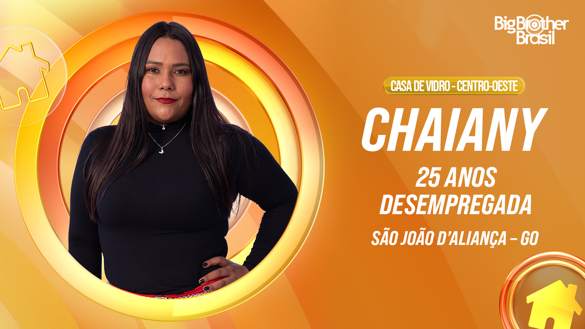 BBB 26: veja a lista oficial da Casa de Vidro e conheça todos os participantes 40 Chaiany - Foto: Globo