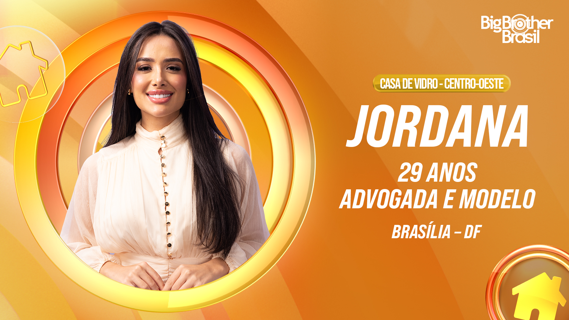 BBB 26: veja a lista oficial da Casa de Vidro e conheça todos os participantes 41 Jordana - Foto: Globo