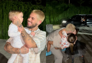 Após dias em Madri com Virginia e Vini Jr, filhos reencontram Zé Felipe