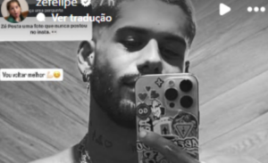 Zé Felipe posa sem camisa e fala sobre nova fase