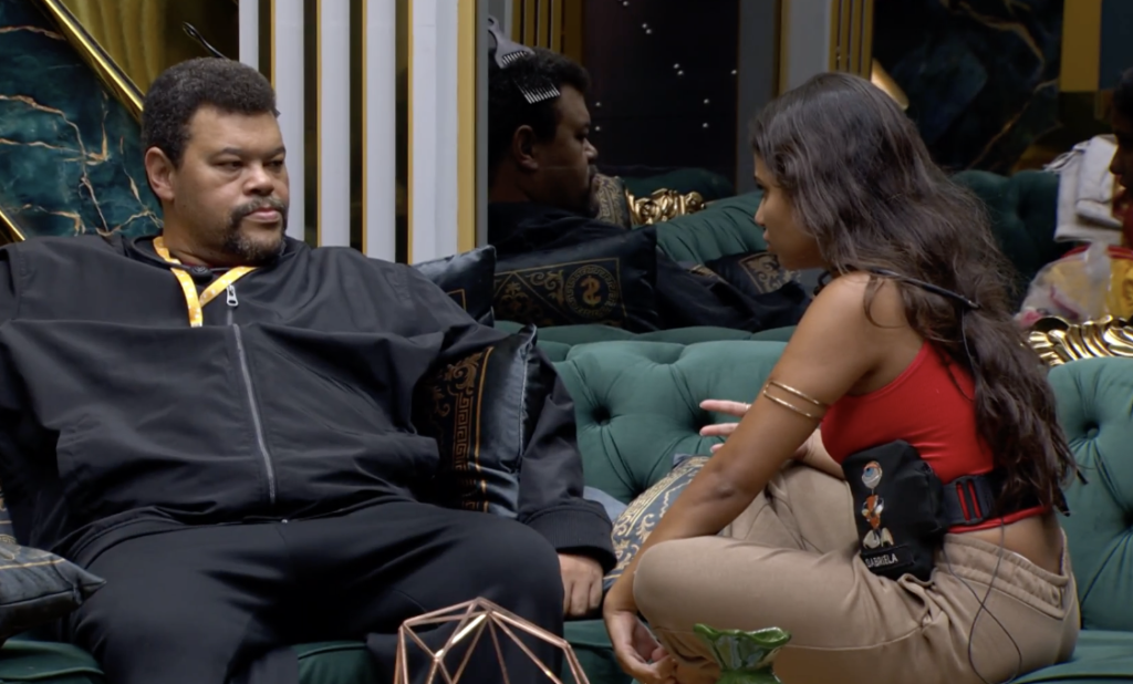 BBB 26: Babu Santana acusa Gabriela de inventar narrativa após embate na casa