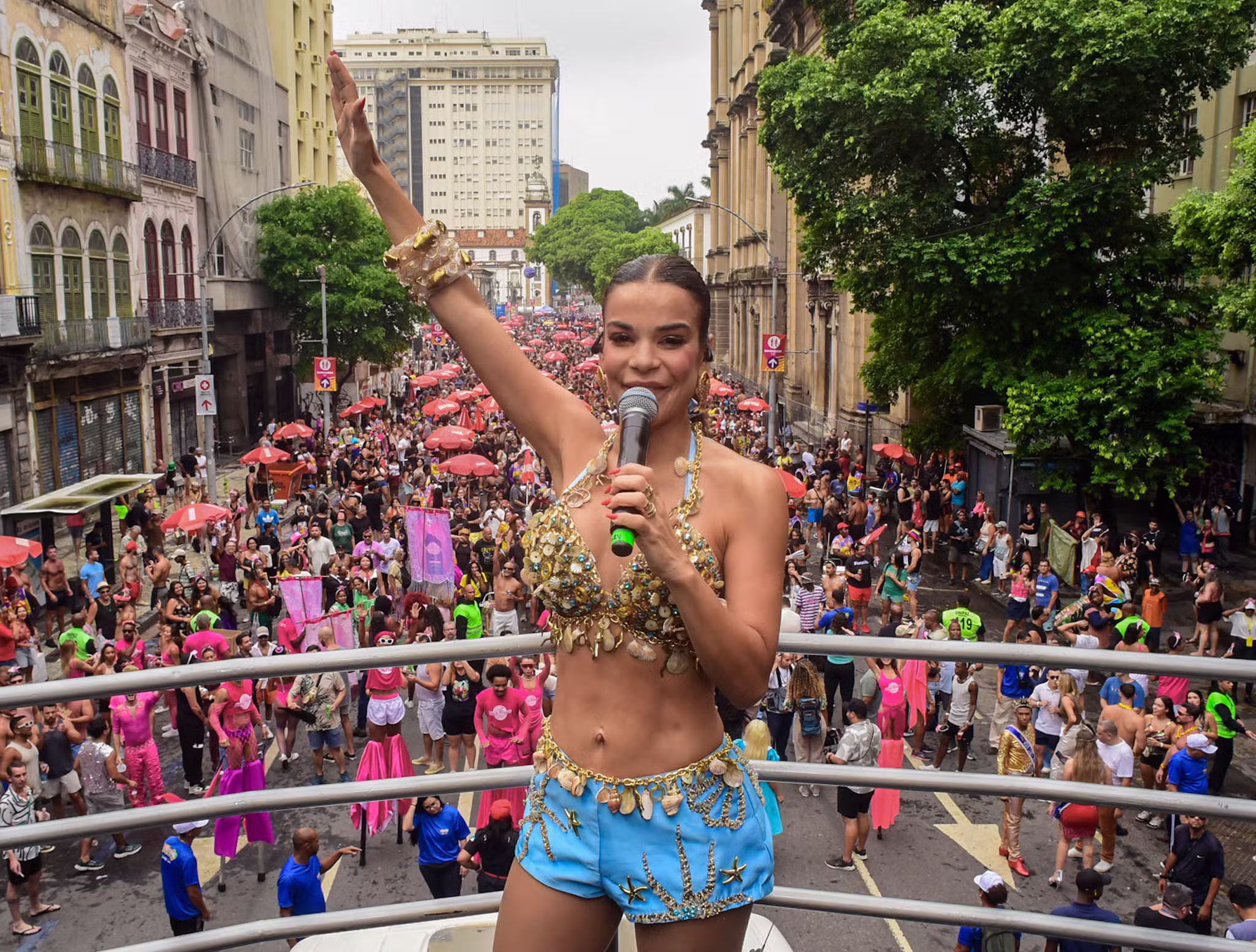Circuito Bloco de Ruas Preta Gil homenageia cantora e atrai foliões no Rio 18 Circuito Bloco de Ruas Preta Gil homenageia cantora e atrai foliões no Rio - Foto: Victor Chapetta/Brazil News