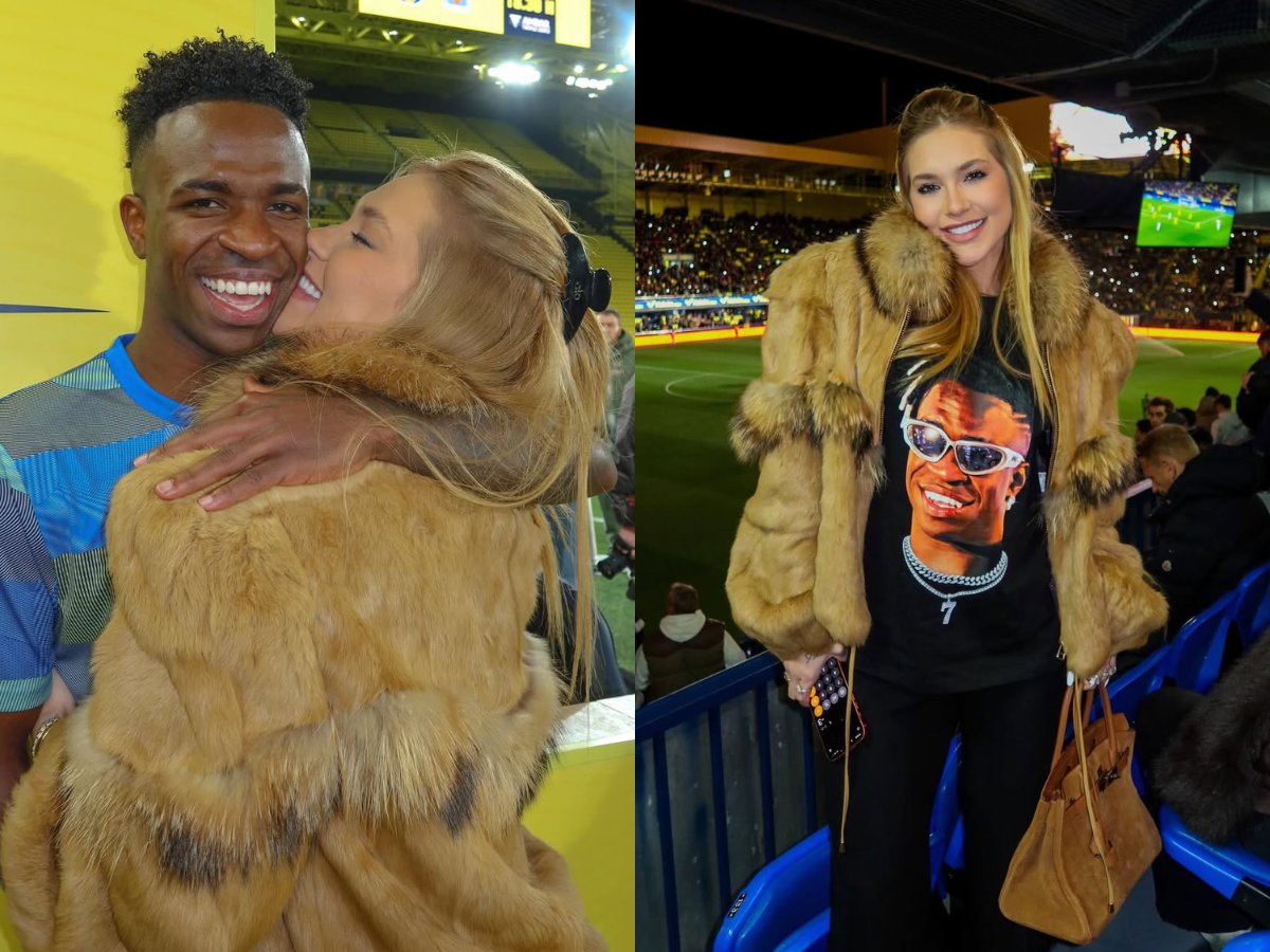 Virginia mostra look personalizado com rosto de Vini Jr. para assistir jogo - Foto: Instagram