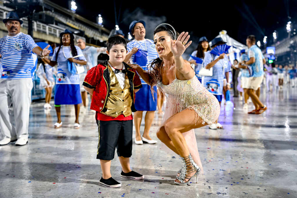 Tatiana Breia vive jornada dupla na Marquês de Sapucaí entre União da Ilha e Arranco Tatiana Breia na Sapucai foto S1 Comunicacao
