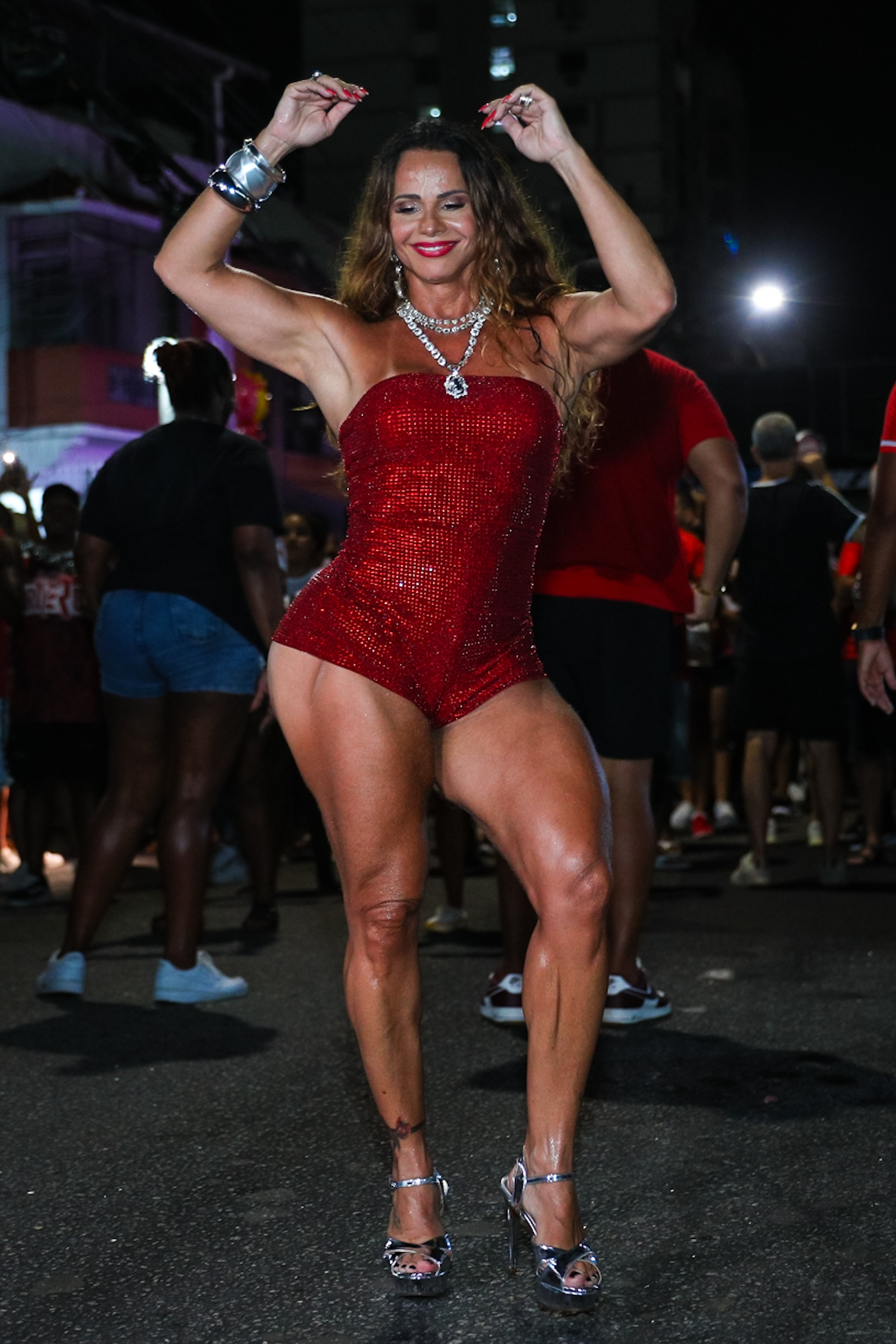 Viviane Araújo prestigia primeiro ensaio de rua do Salgueiro para o Carnaval 2026 23 Viviane Araujo 14