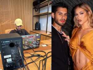 Zé Felipe chama atenção ao surgir com adesivo de Virginia Fonseca em notebook