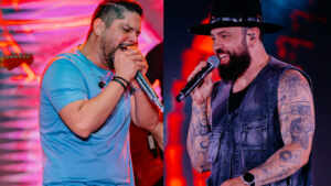 Dupla Jorge & Mateus arrastam multidão em show no litoral paulista
