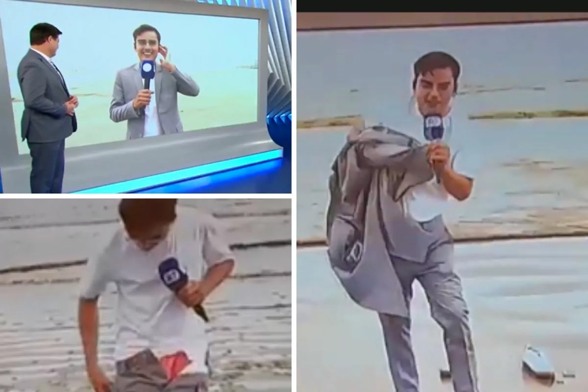 Dudu Camargo estreia no Balanço Geral SP e encara desafio como ambulante no litoral