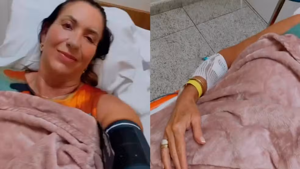 Mãe de Virginia Fonseca posta no hospital após sofrer acidente de carro - Foto: Instagram