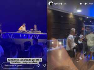 Ventania causa tensão em cruzeiro de Réveillon durante show do Dj Alok