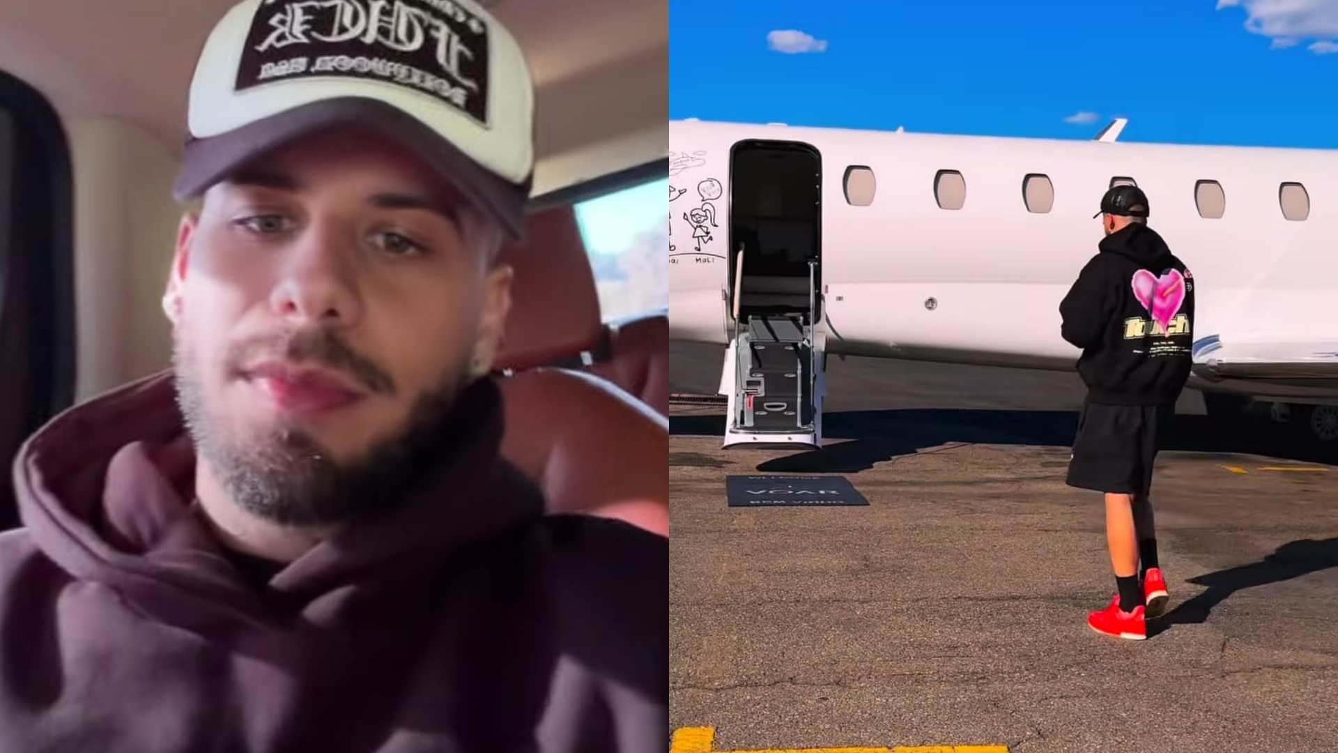 Zé Felipe agradece Virginia Fonseca após ex-esposa emprestar jatinho e salvar show