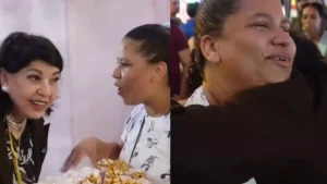 Roberta Miranda emociona ao comprar pipocas de ambulante e doar no Carnaval