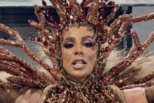Pepita brilha como rainha de bateria da Unidos de São Lucas no Carnaval 2026