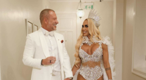 Renata Spallicci leva a coroação da rainha de bateria ao Baile da Vogue 2026