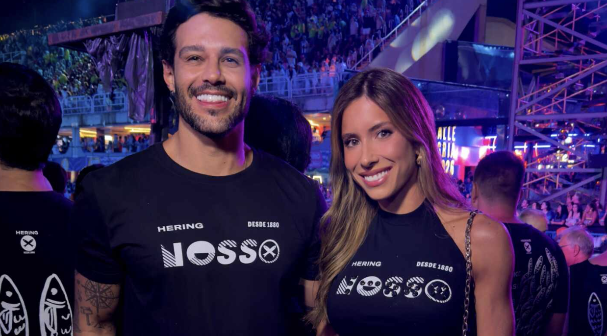 Rodrigo Mussi, Ana Laura, Nosso Camarote, Sapucaí, Desfile das Campeãs, Carnaval do Rio, Carnaval 2026, Marquês de Sapucaí, celebridades no carnaval, famosos na Sapucaí