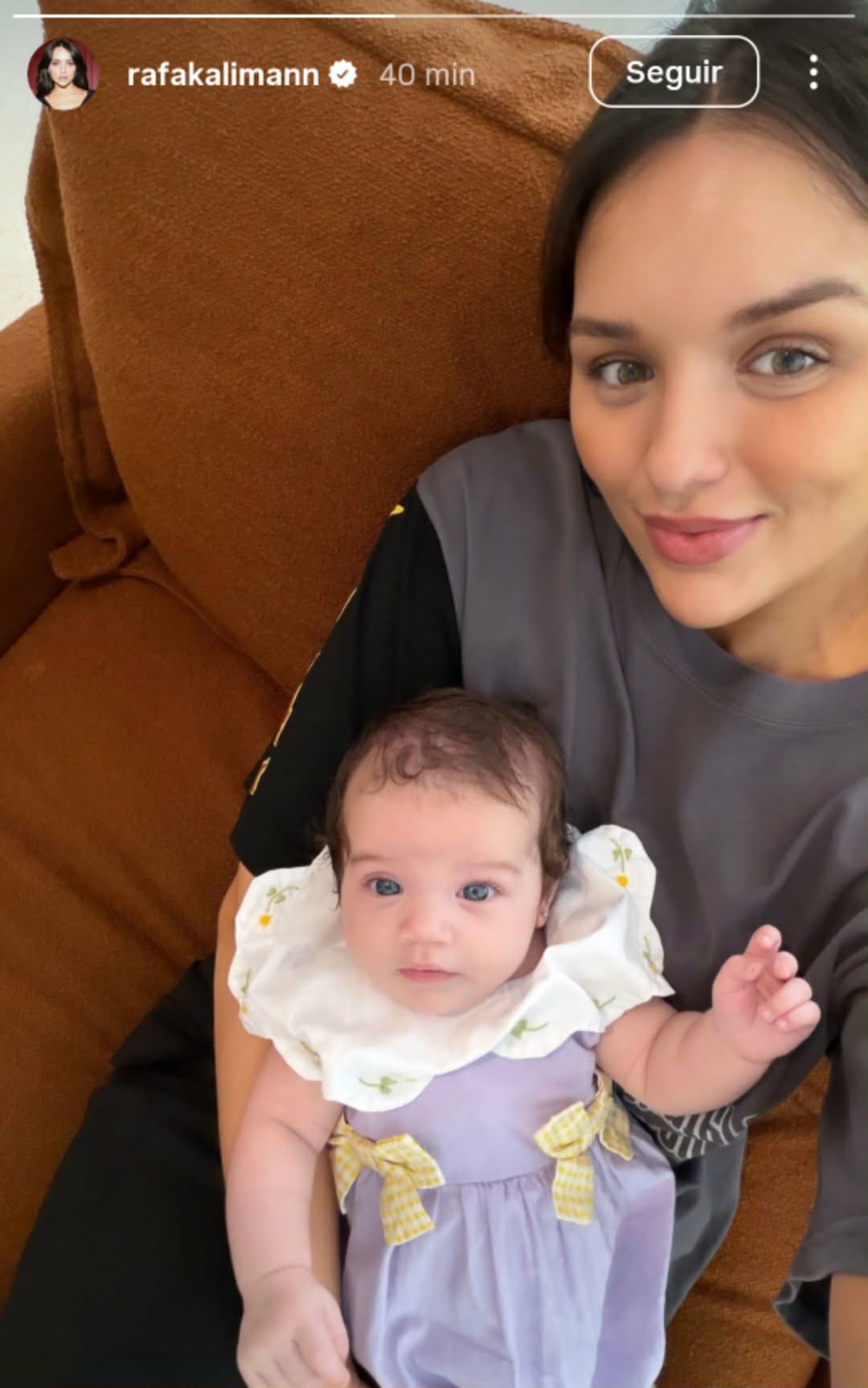 Zuza Helena, filha de Rafa Kalimann e Nattan, rouba a cena em nova foto