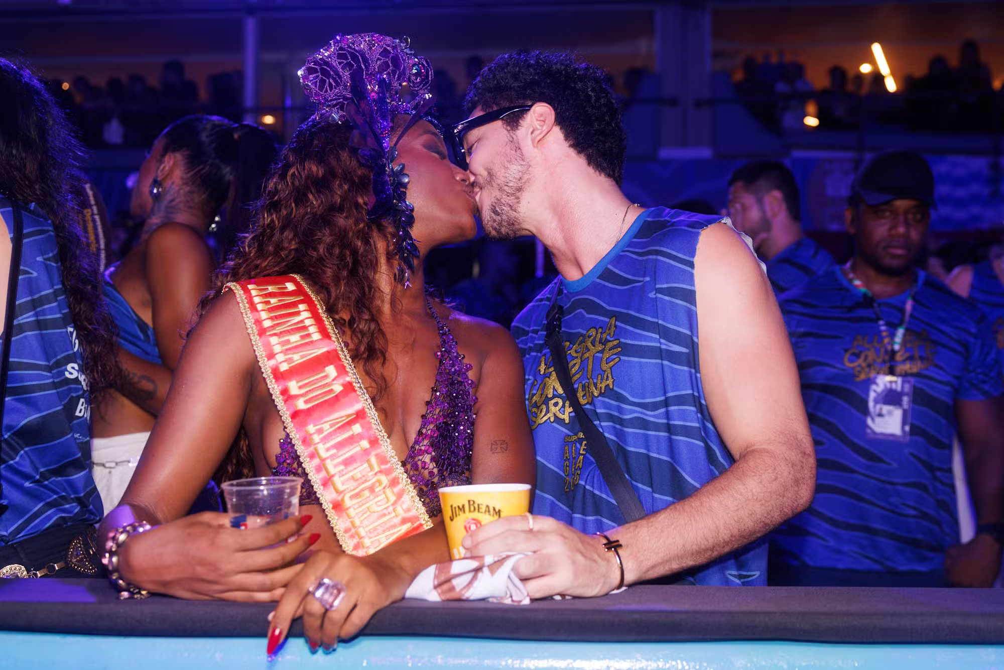 IZA e João Vitor — Foto: Eduardo Martins / Brazil News