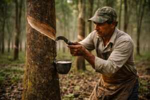 Crise silenciosa no campo expõe desequilíbrio na cadeia da borracha
