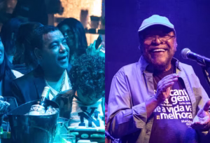Luiz Carlos, do Raça Negra, e Allan Caramashi comemoram aniversário com festa animada em Itu