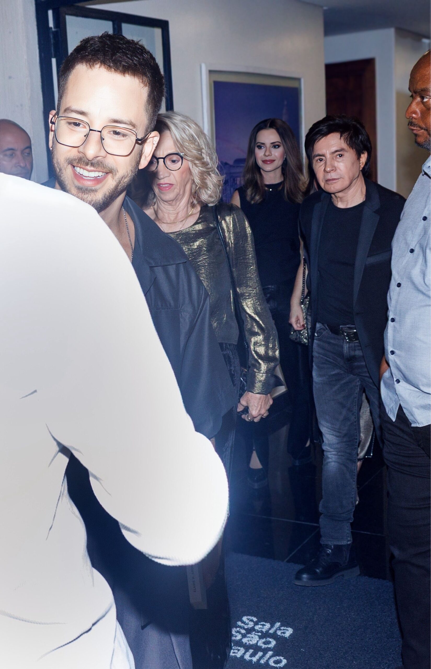 Junior Lima, Sandy e Xororó — Foto: Clayton Felizardo/BrazilNews