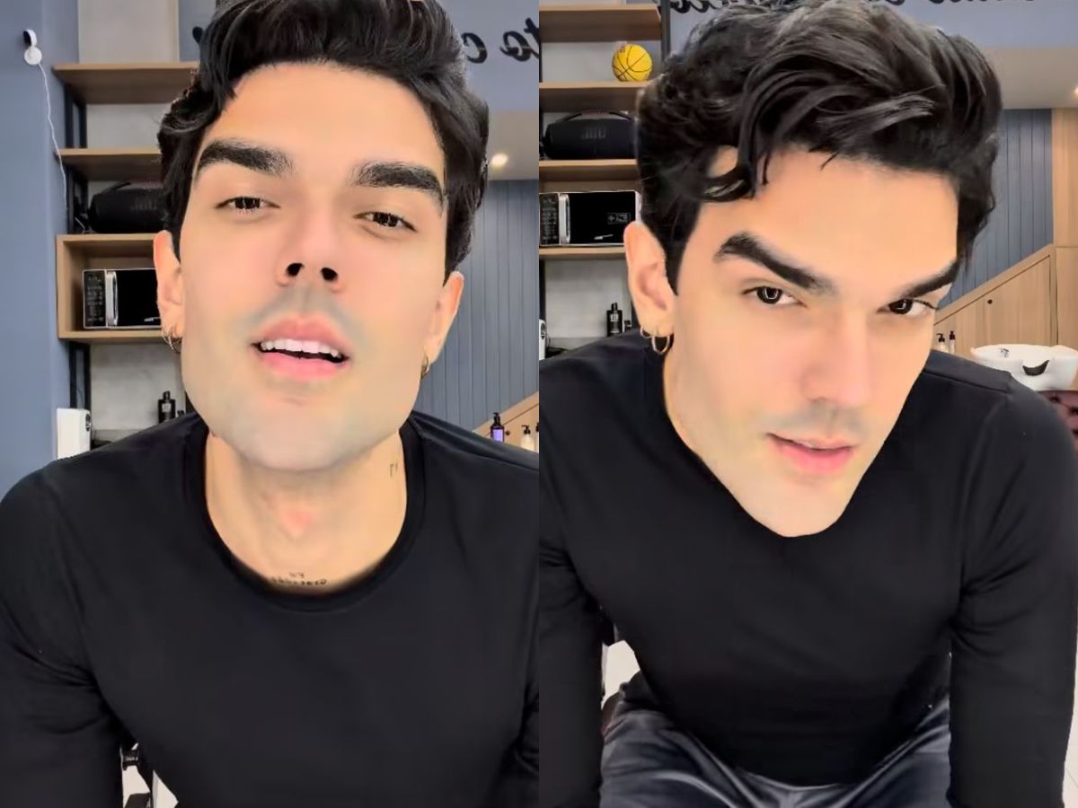 Luan Pereira surpreende ao tirar barba e reação da mãe viraliza