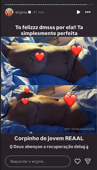 Antes e depois de Margareth Serrão — Foto: Reprodução/Instagram