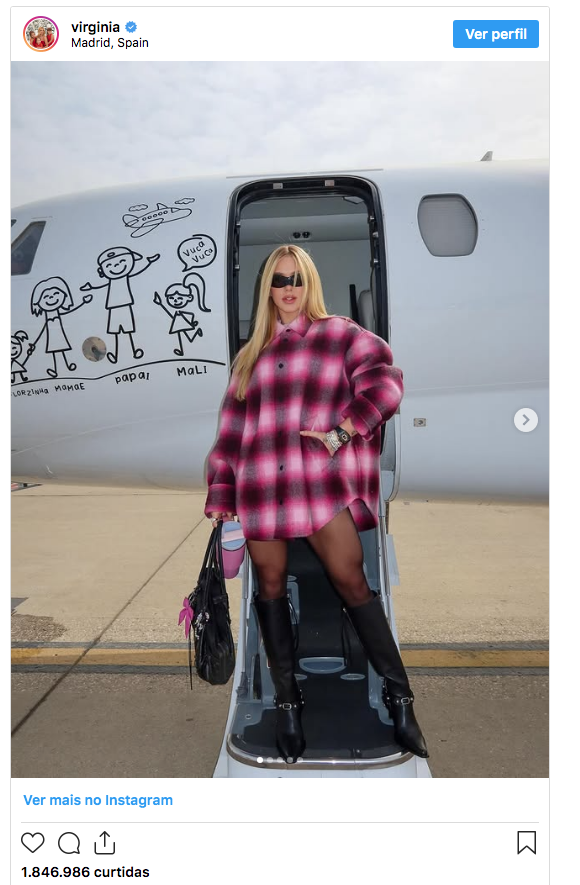 Virgínia Fonseca surge com look milionário na Semana de Moda de Paris - Foto: Instagram